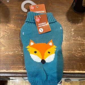 Teal Fox Dog Pajama